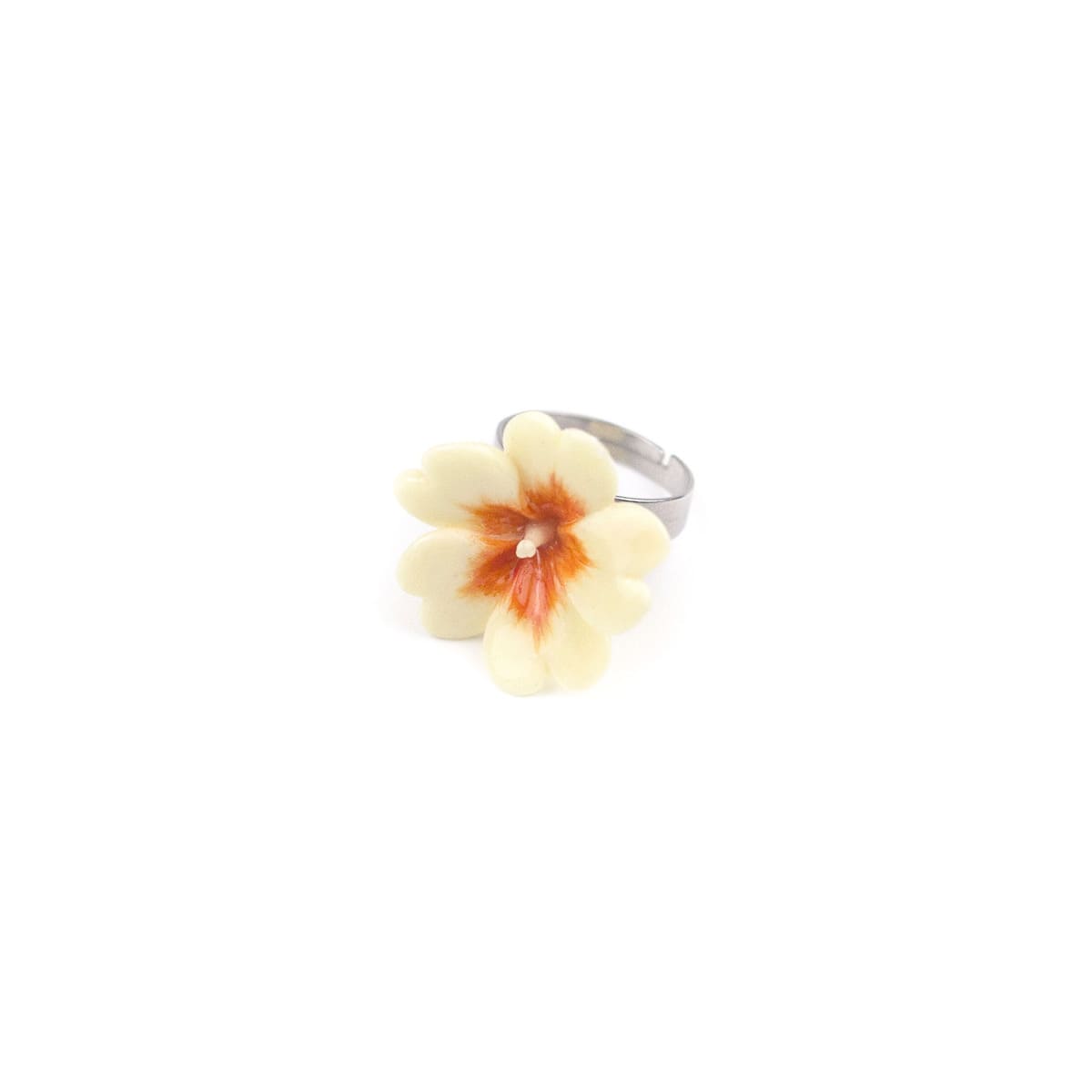 Anello con primula gialla