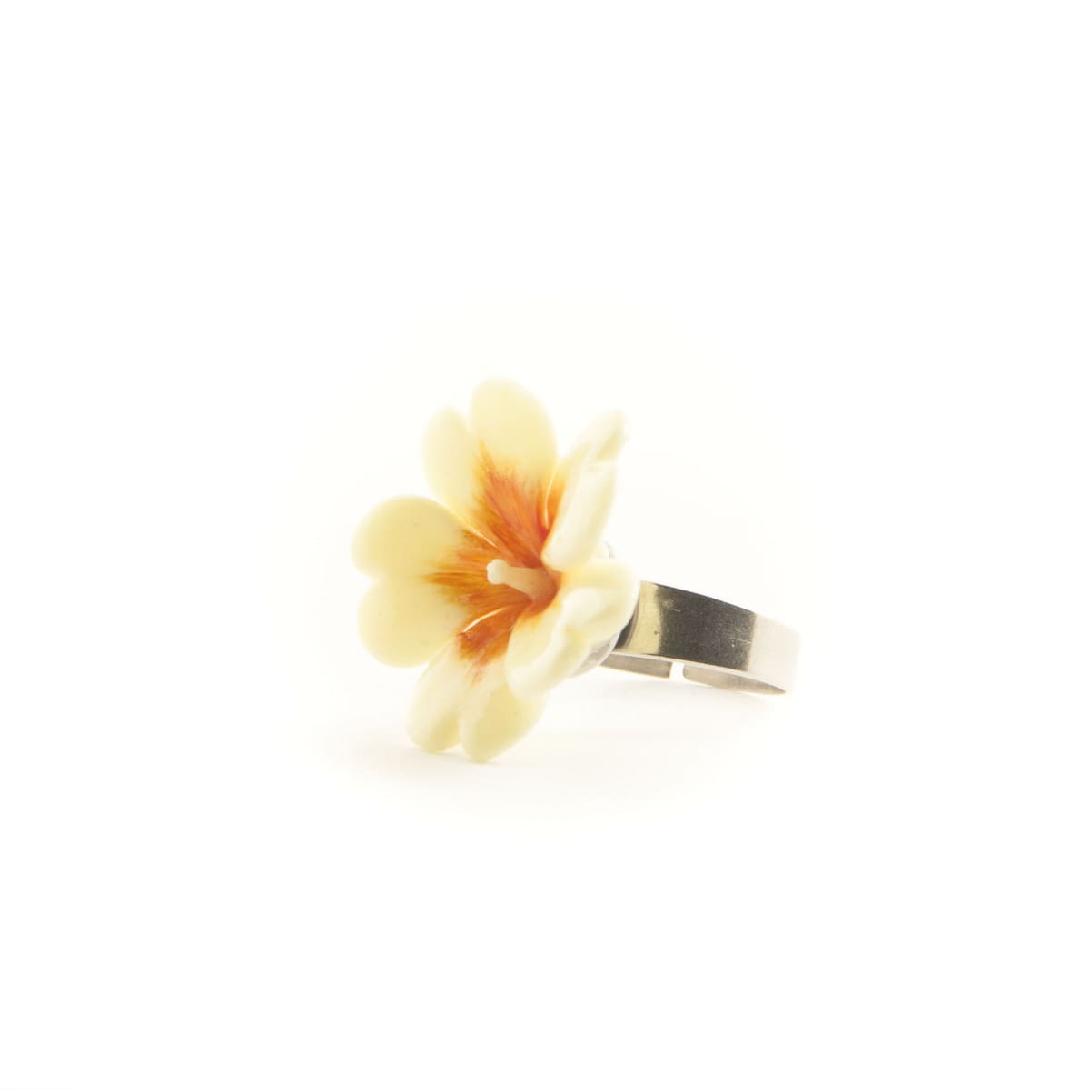 Anello con primula gialla