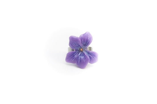 Anello con violetta