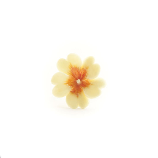Anello con primula gialla