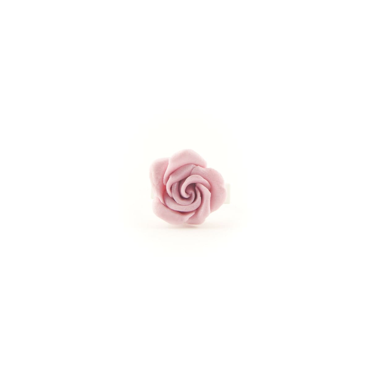 Anello con rosa rosa