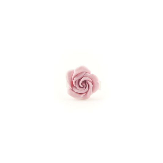Anello con rosa rosa
